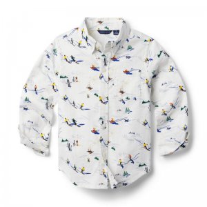 Ski Brushed Twill Shirt - Janie And Jack