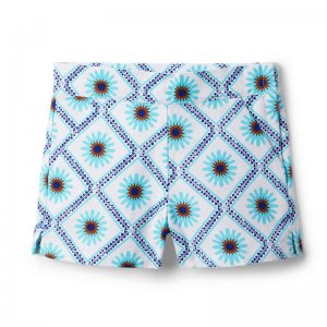 Tile Print Canvas Short - Janie And Jack