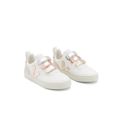 Kid Veja V-10 Metallic Sneaker - Janie And Jack