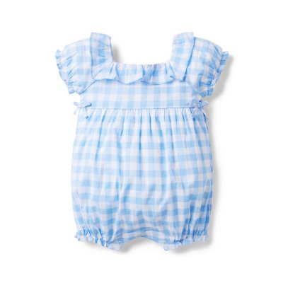 Baby Gingham Ruffle Romper - Janie And Jack