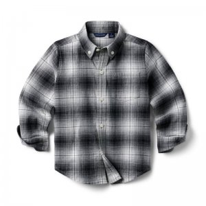 Plaid Brushed Twill Shirt - Janie And Jack