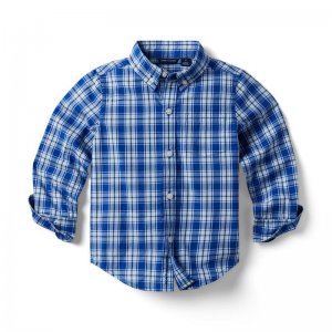 Plaid Poplin Shirt - Janie And Jack