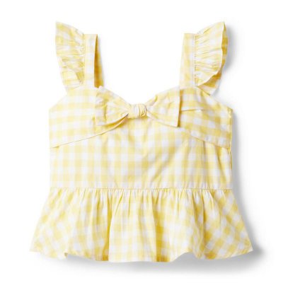 Gingham Bow Top - Janie And Jack