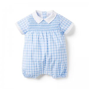 Baby Gingham Smocked Romper - Janie And Jack