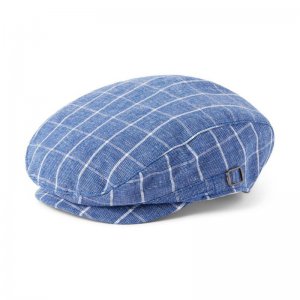 Tattersall Linen-Cotton Newsboy Cap - Janie And Jack