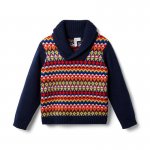 Fair Isle Shawl Collar Sweater - Janie And Jack