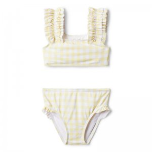 Gingham Ruffle Strap Recycled 2-Piece Swimsuit - Janie And Jack