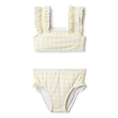 Gingham Ruffle Strap Recycled 2-Piece Swimsuit - Janie And Jack