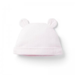 Baby Pointelle Bear Ear Beanie - Janie And Jack