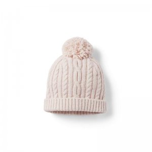 Baby Cable Knit Pom Beanie - Janie And Jack