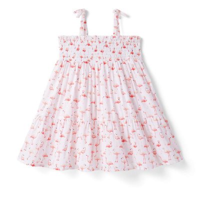 The Leilani Flamingo Smocked Sundress - Janie And Jack