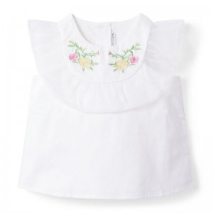 Embroidered Organza Ruffle Top - Janie And Jack