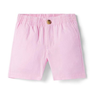 Linen-Cotton Pull-On Short - Janie And Jack