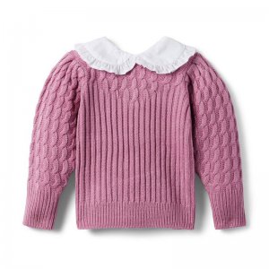 Textured Ruffle Collar Sweater - Janie And Jack