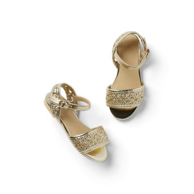 Metallic Woven Sandal - Janie And Jack