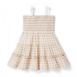 The Gingham Smocked Sundress - Janie And Jack