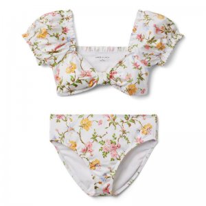 Floral Puff Sleeve 2-Piece Swimsuit - Janie And Jack