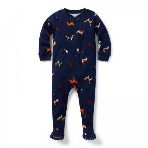 Baby Good Night Footed Pajama in Dog Nights - Janie And Jack