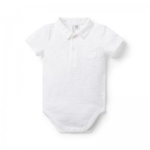 The Slub Polo Bodysuit For Baby - Janie And Jack