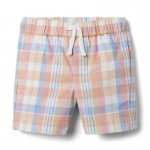 Madras Plaid Pull-On Short - Janie And Jack