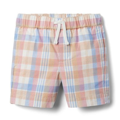 Madras Plaid Pull-On Short - Janie And Jack