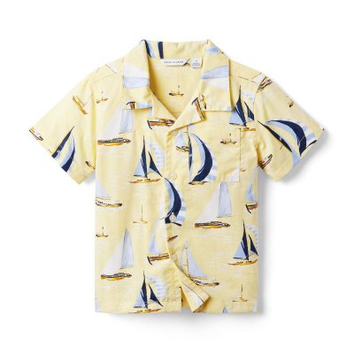 The Sailboat Cabana Shirt - Janie And Jack