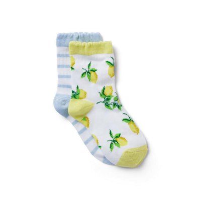 Lemon And Stripe Sock 2-Pack - Janie And Jack