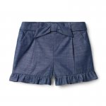 Chambray Ruffle Hem Short - Janie And Jack