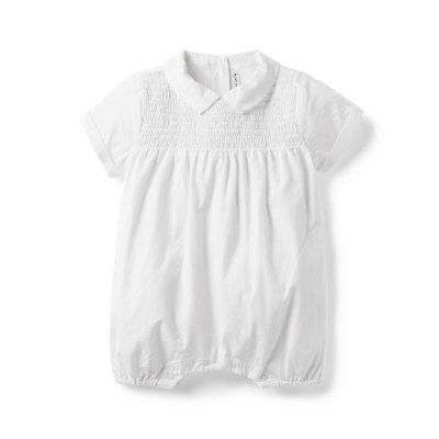 Baby Smocked Poplin Romper - Janie And Jack