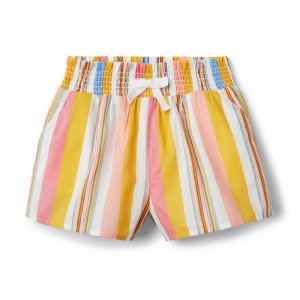 Striped Smocked Waist Short - Janie And Jack