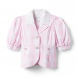 Gingham Puff Sleeve Jacket - Janie And Jack