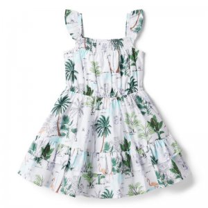 Tropical Flamingo Ruffle Dress - Janie And Jack