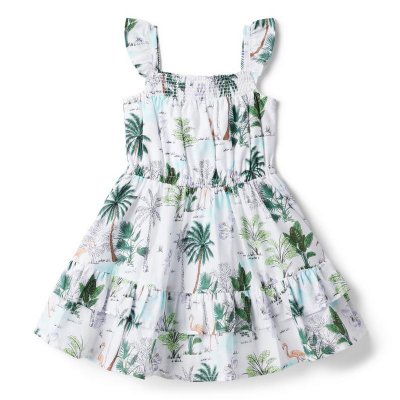 Tropical Flamingo Ruffle Dress - Janie And Jack