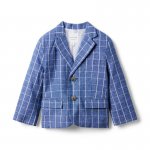 Tattersall Linen-Cotton Blazer - Janie And Jack