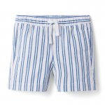 Striped Twill Pull-On Short - Janie And Jack