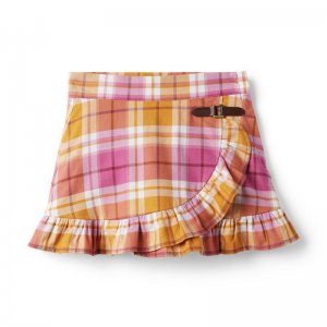 Plaid Ruffle Wrap Skirt - Janie And Jack