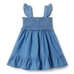 The Emily Chambray Smocked Sundress - Janie And Jack