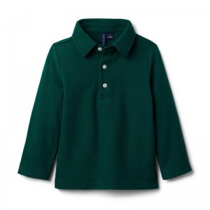 The Long Sleeve Pique Polo - Janie And Jack