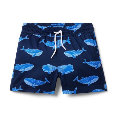 Whale Recycled Swim Trunk - Janie And Jack