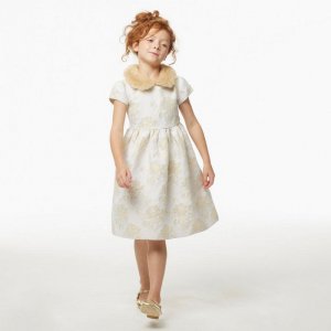 Metallic Floral Jacquard Dress - Janie And Jack