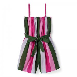 Striped Gauze Romper - Janie And Jack