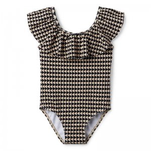 Geo Ruffle Swimsuit - Janie And Jack