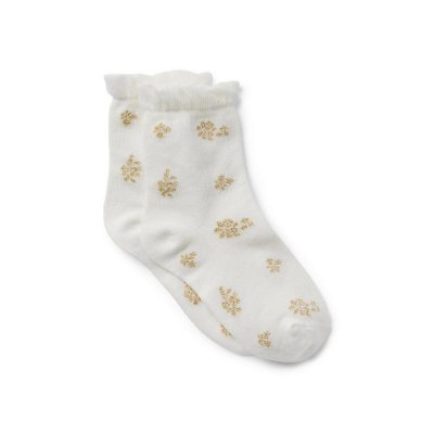 Glitter Floral Sock - Janie And Jack