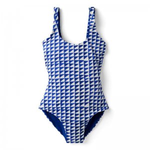 Dawne Florine Women's Reversible Tile Print Swimsuit - Janie And Jack