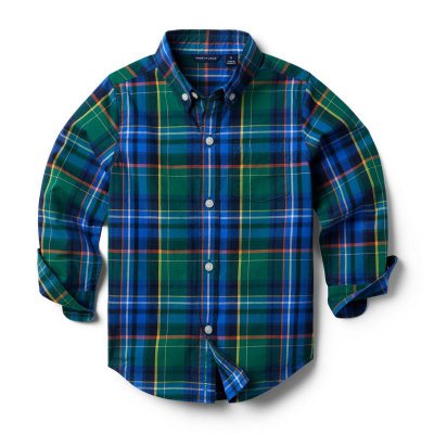 Plaid Poplin Shirt - Janie And Jack