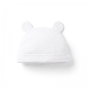 Baby Pointelle Bear Ear Beanie - Janie And Jack