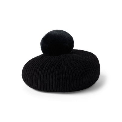 Faux Fur Pom Sweater Beret - Janie And Jack