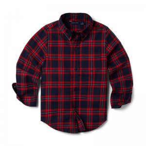 Plaid Brushed Twill Shirt - Janie And Jack