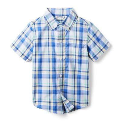 Plaid Poplin Shirt - Janie And Jack