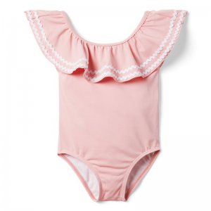 Ric Rac Ruffle Recycled Swimsuit - Janie And Jack